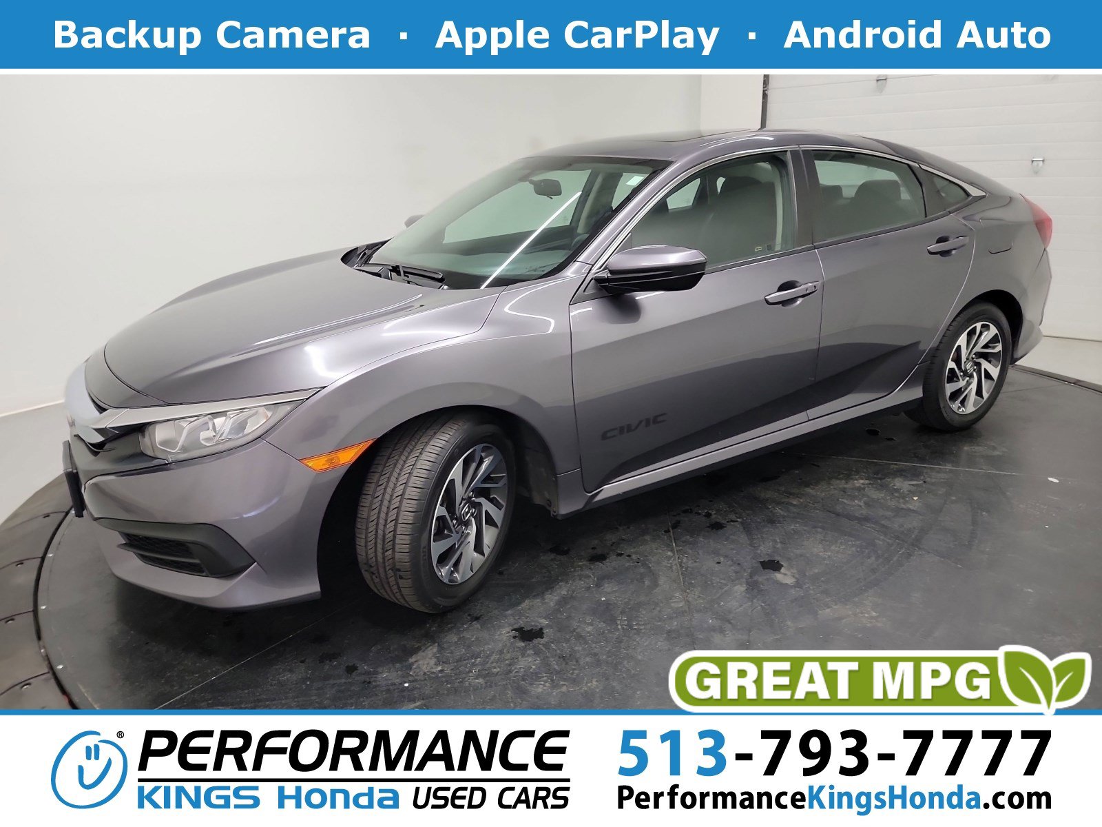 Used 2017 Honda Civic EX image 1