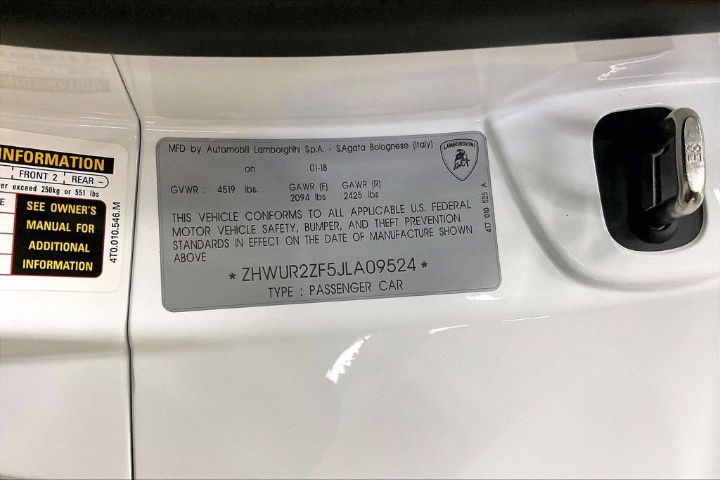 Used 2018 Lamborghini Huracan LP 580-2 image 35