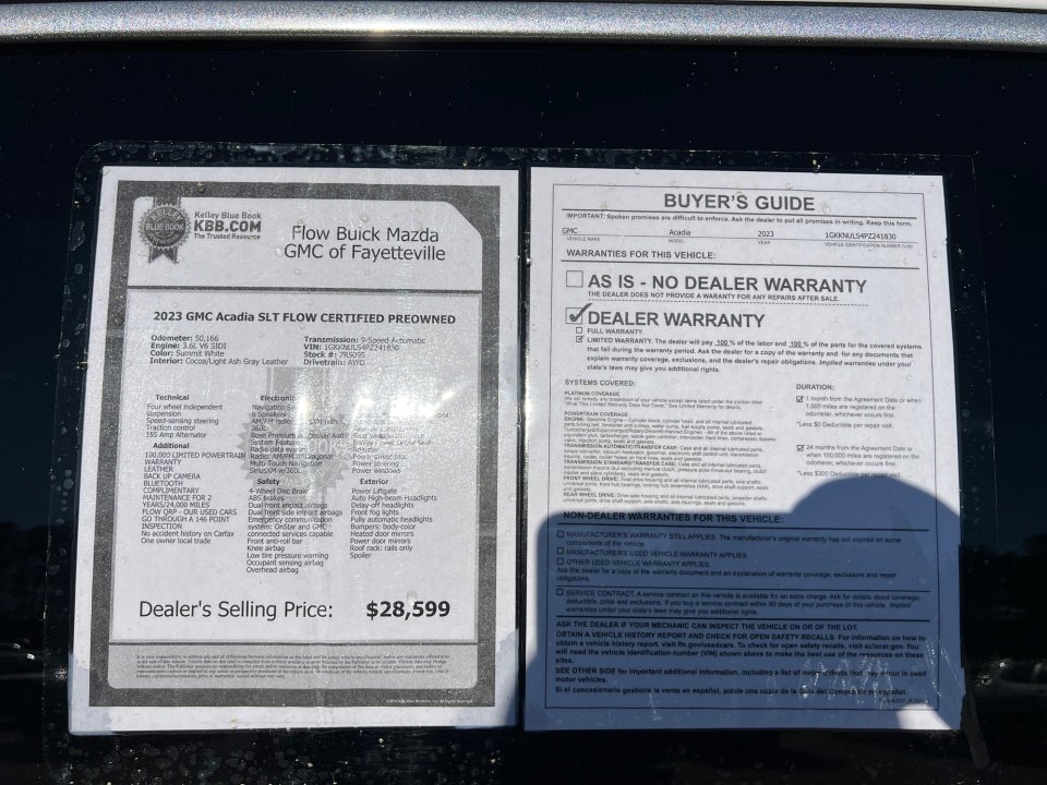 Used 2023 GMC Acadia SLT AWD/4WD image 33
