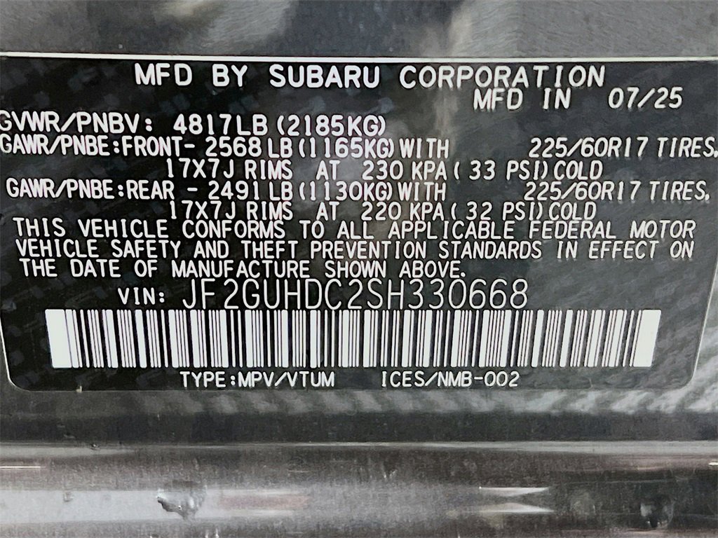 New 2025 Subaru Crosstrek 2.5i Premium image 24