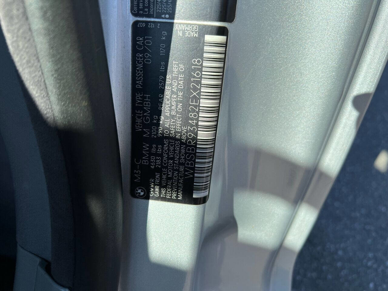 Used 2002 BMW M3 Convertible image 12
