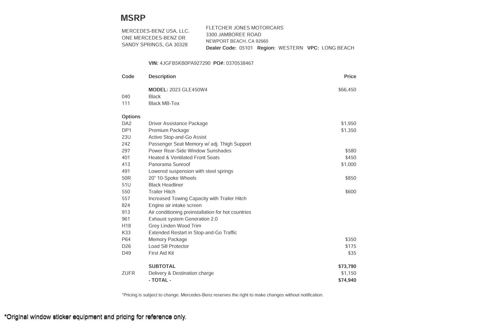 Certified 2023 Mercedes-Benz GLE 450 4MATIC image 2