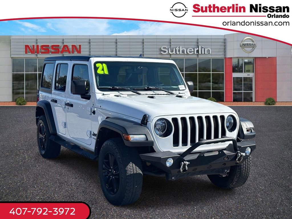 Used 2021 Jeep Wrangler Unlimited Sport image 1