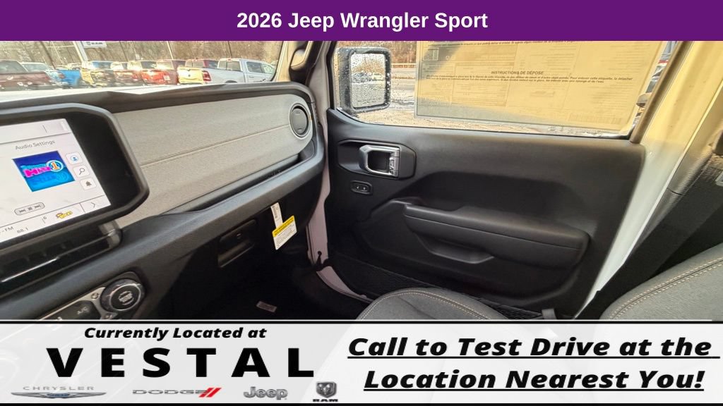New 2026 Jeep Wrangler Unlimited Sport AWD/4WD image 33