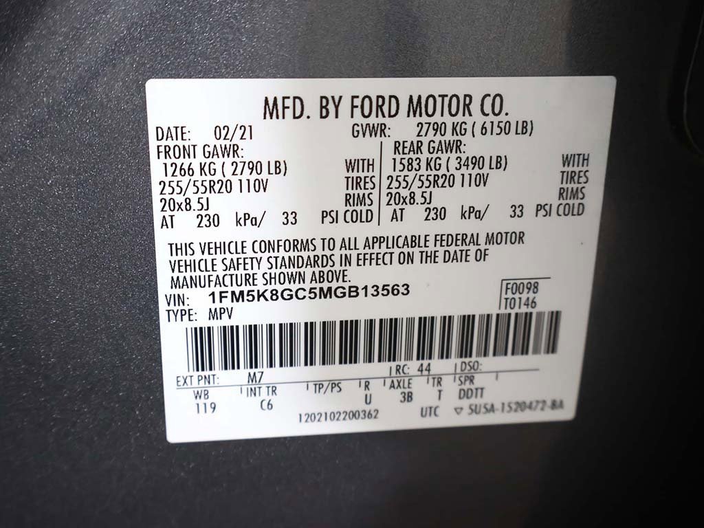 Used 2021 Ford Explorer ST w/ Equipment Group 401A image 65