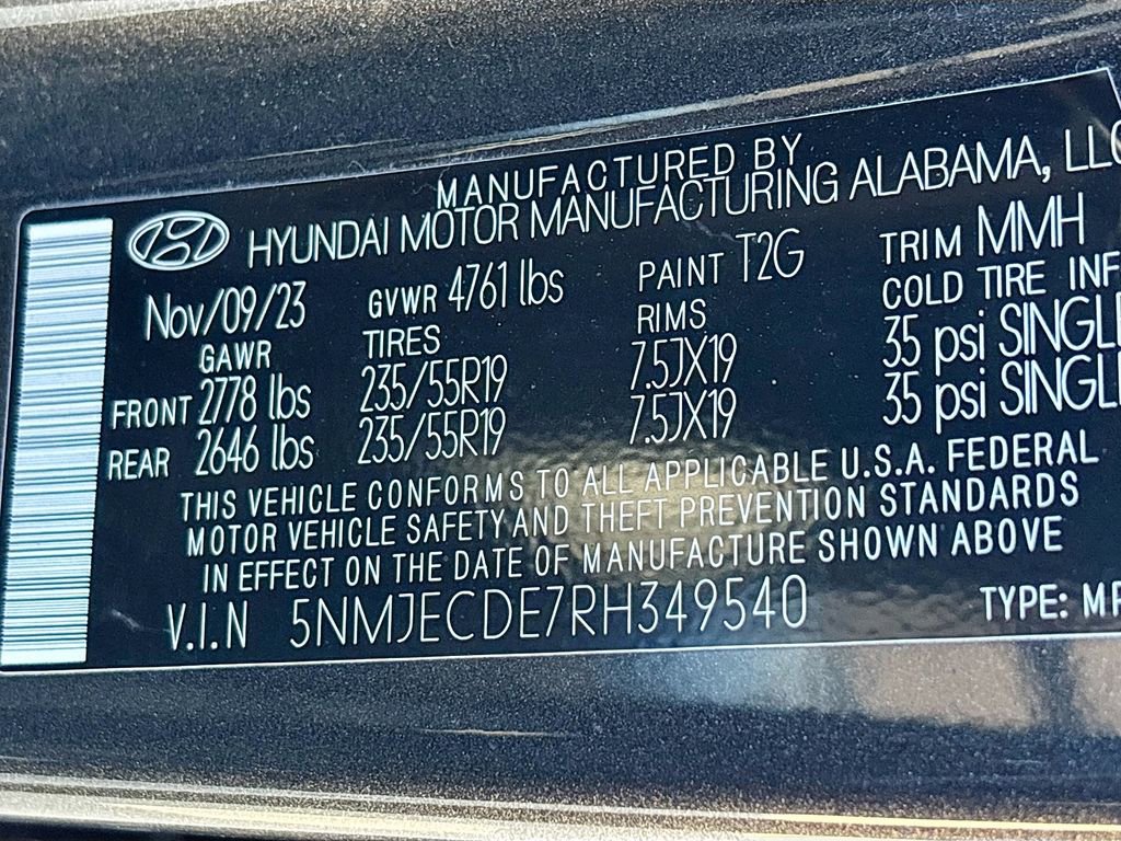 Used 2024 Hyundai Tucson Limited image 34