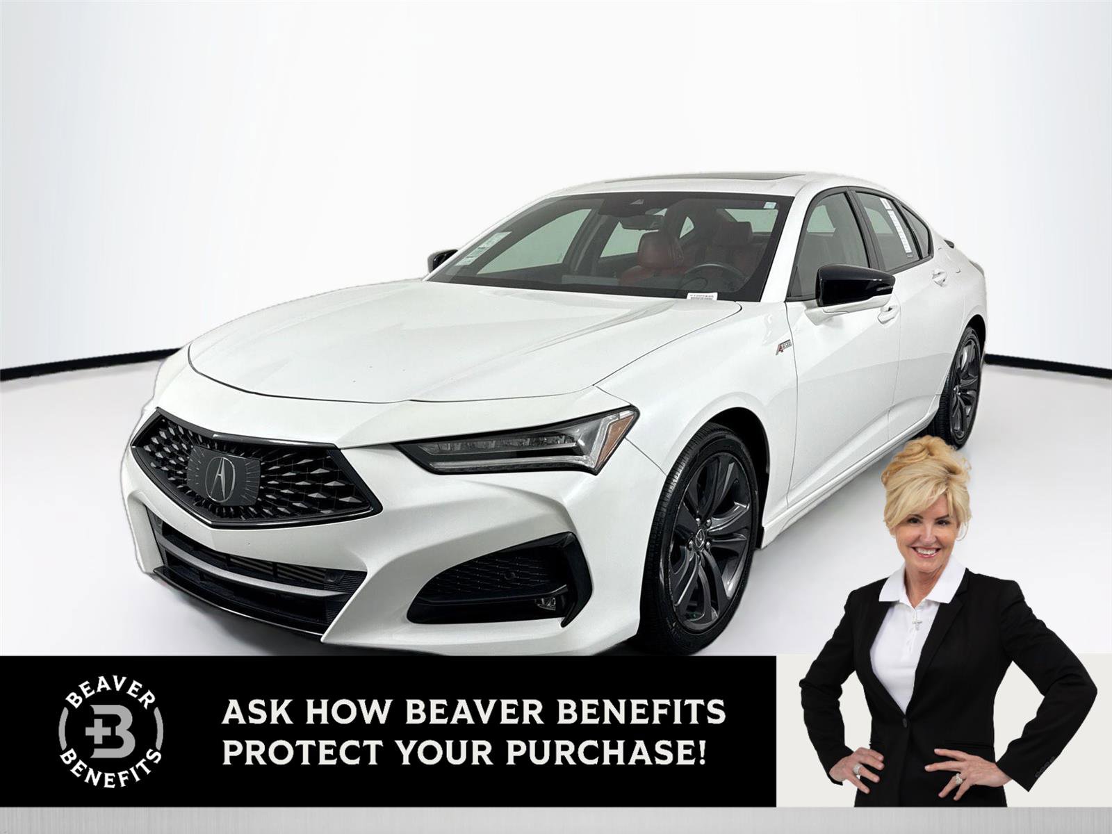 Used 2023 Acura TLX SH-AWD w/ A-SPEC Pkg image 1