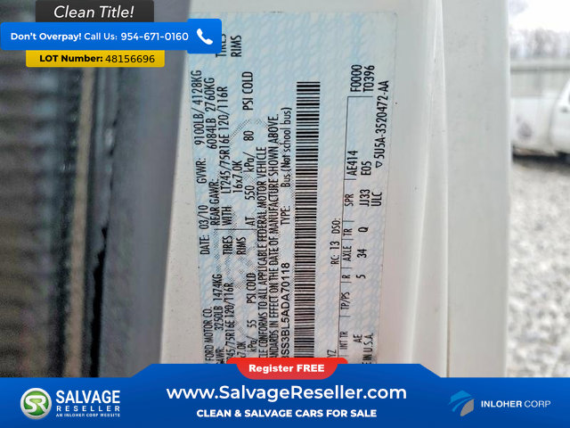 Used 2010 Ford E-350 and Econoline 350 XLT RWD image 17