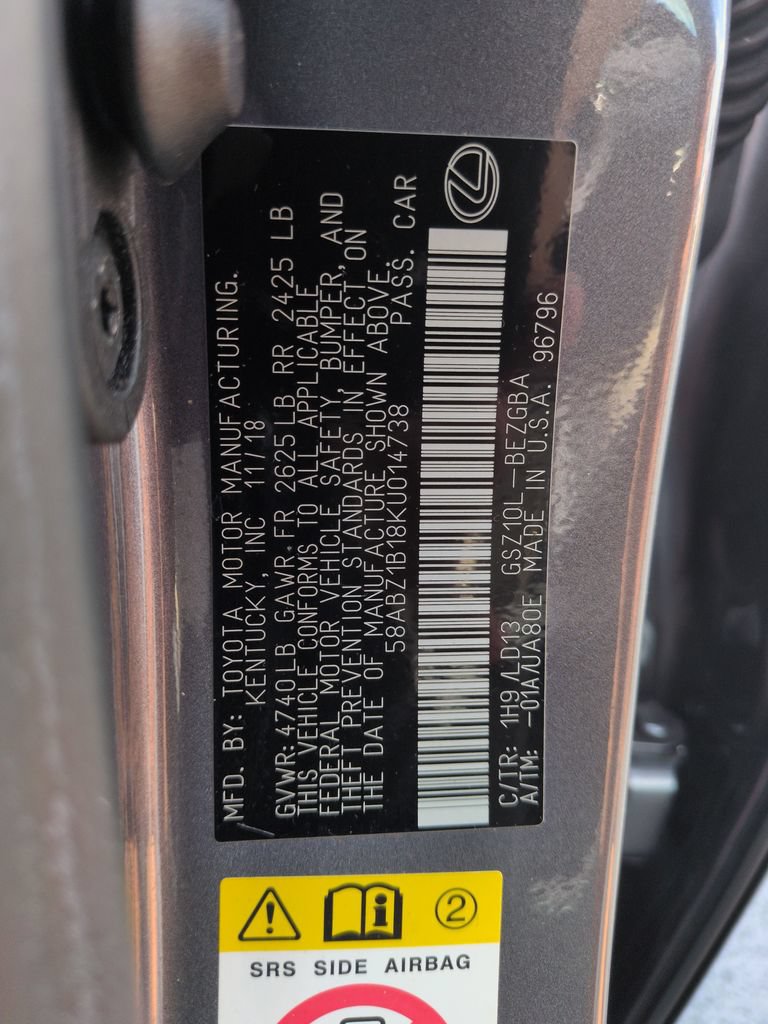 Used 2019 Lexus ES 350 w/ Premium Package FWD image 29