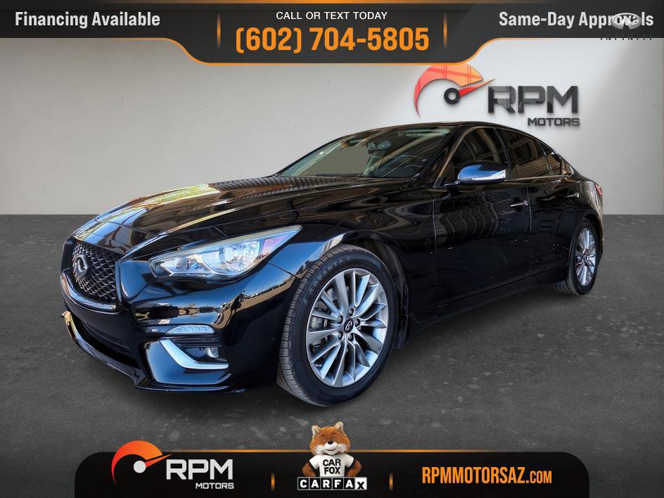 Used 2018 INFINITI Q50 Luxe w/ Cargo Package (L95) RWD image 24