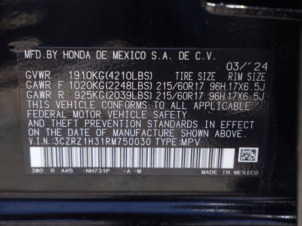 Used 2024 Honda HR-V LX image 32