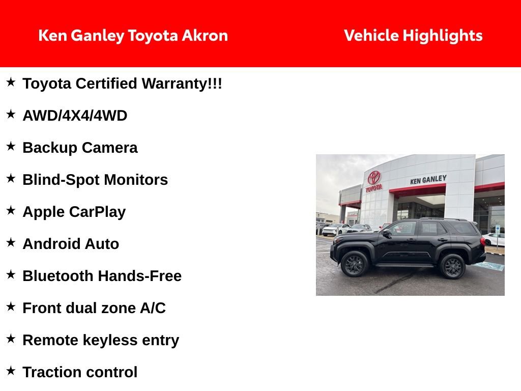 Certified 2025 Toyota 4Runner SR5 AWD/4WD image 4