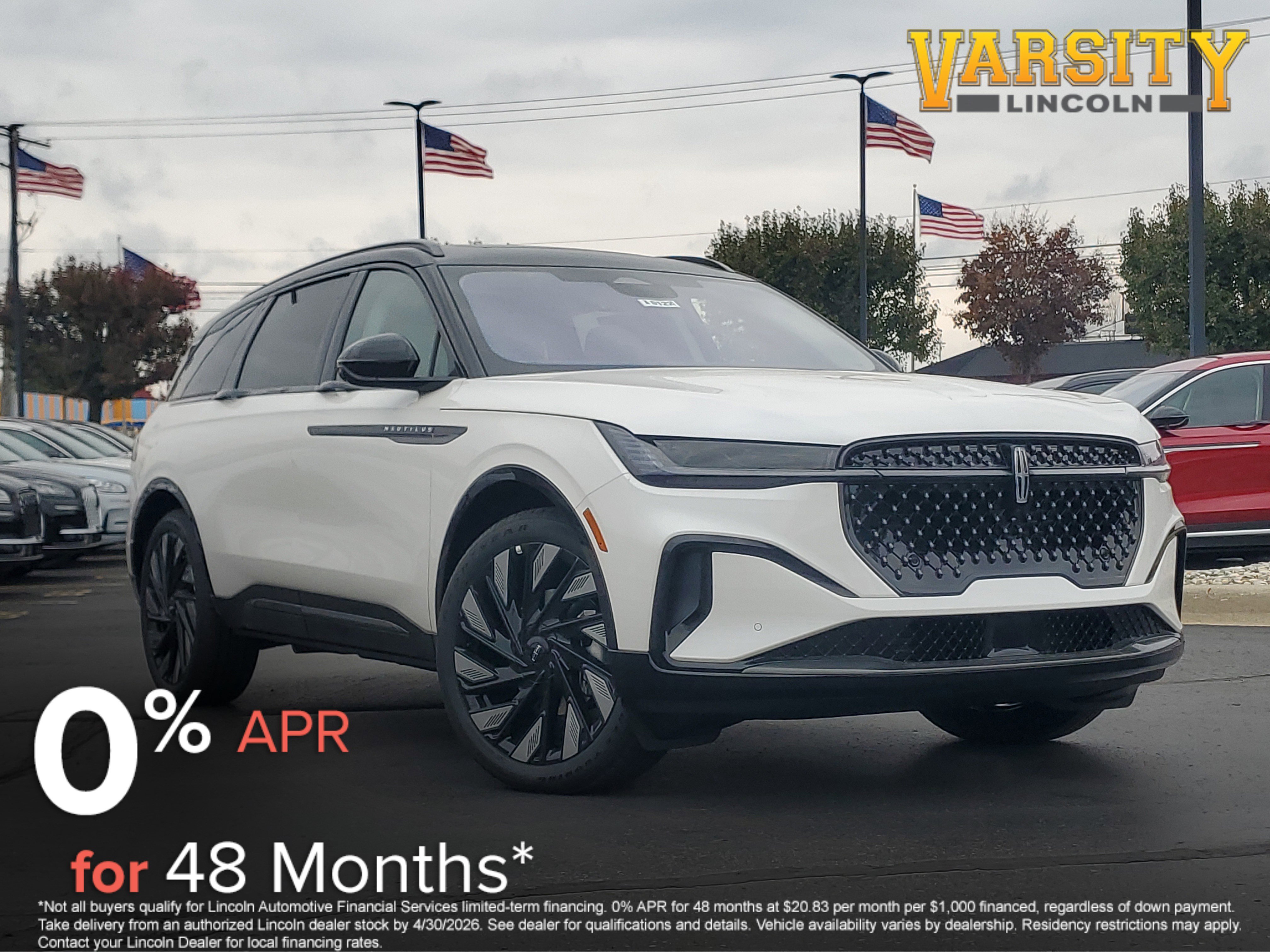 New 2026 Lincoln Nautilus Reserve w/ Jet Appearance Package image 1