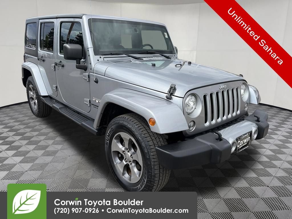 Used 2017 Jeep Wrangler Unlimited Sahara w/ Connectivity Group AWD/4WD 360° Tour