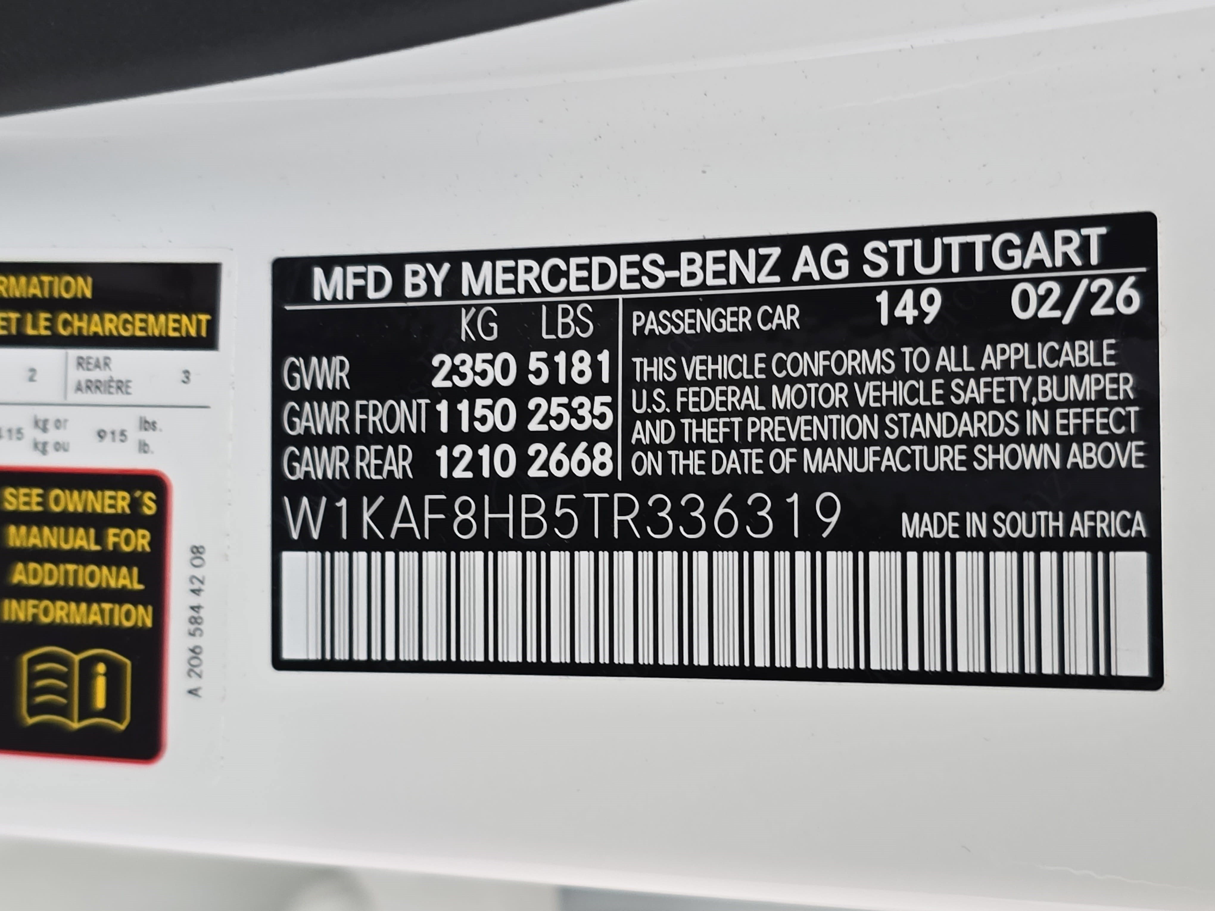 New 2026 Mercedes-Benz C 43 AMG 4MATIC Sedan image 36