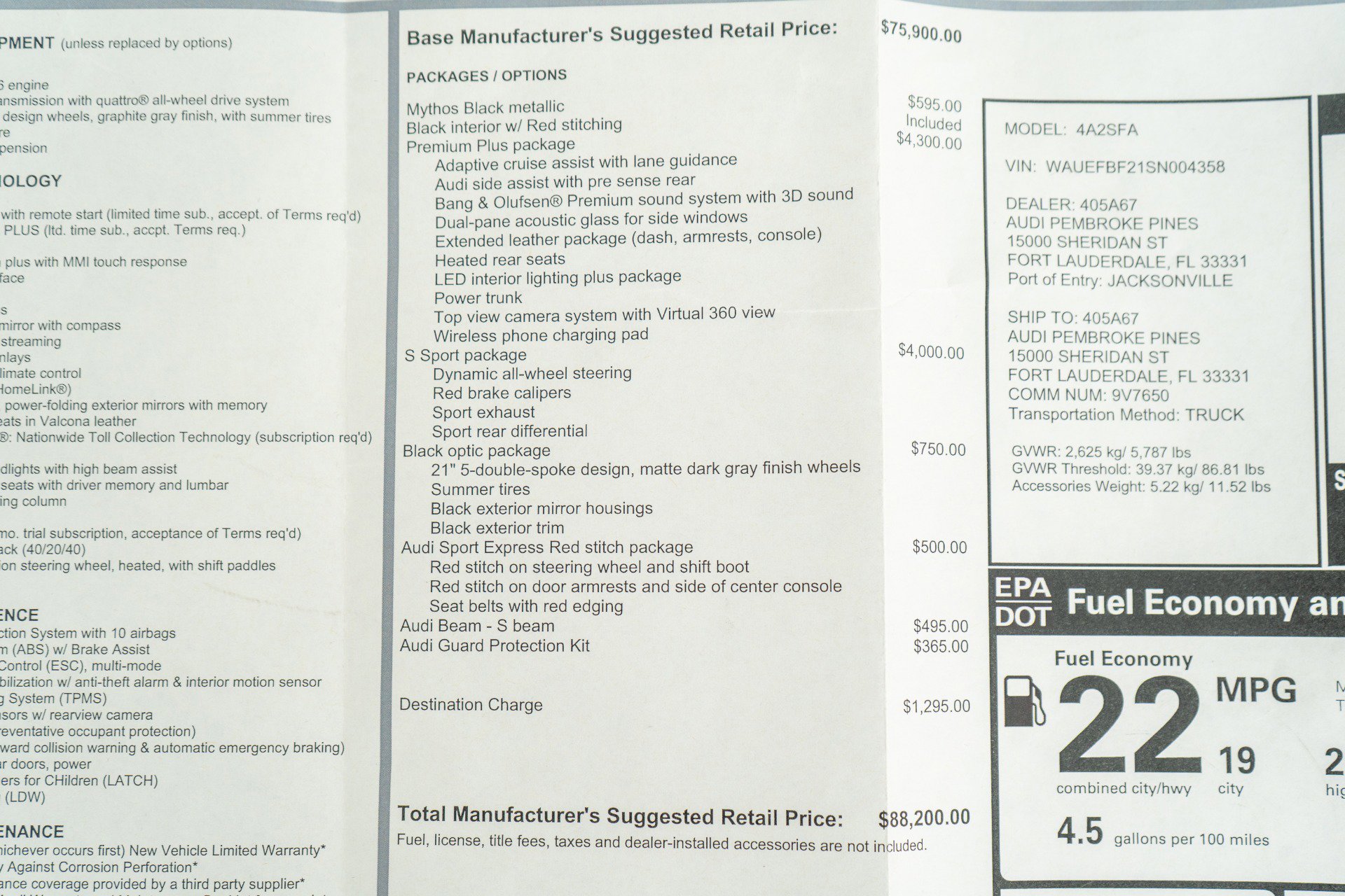 Used 2025 Audi S6 Premium Plus w/ Premium Plus Package image 25