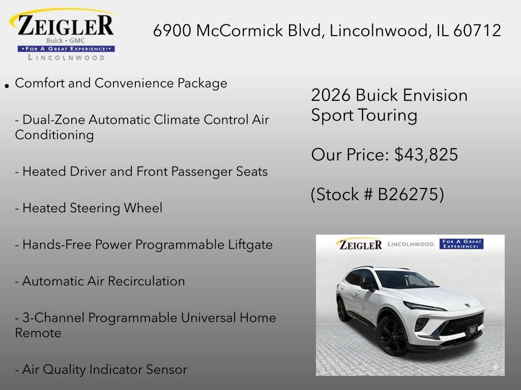 New 2026 Buick Envision Sport Touring AWD/4WD image 6