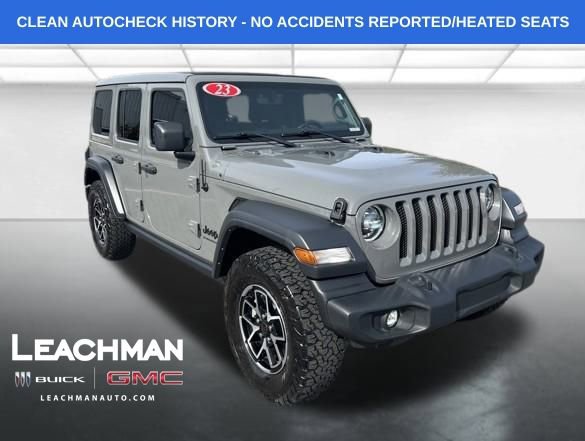 Used 2023 Jeep Wrangler Unlimited Sport w/ Sun And Sound Package