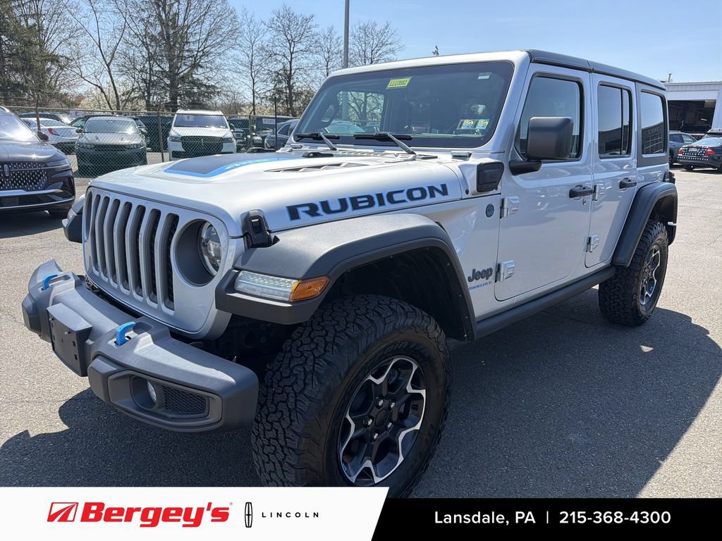 Used 2023 Jeep Wrangler Unlimited Rubicon 4xe w/ Cold Weather Group AWD/4WD image 1