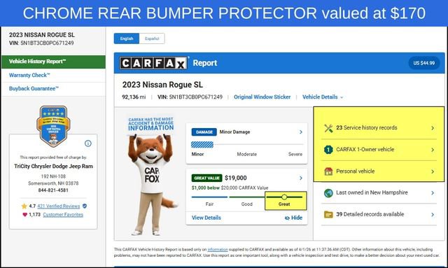 Used 2023 Nissan Rogue SL w/ SL Premium Package image 12
