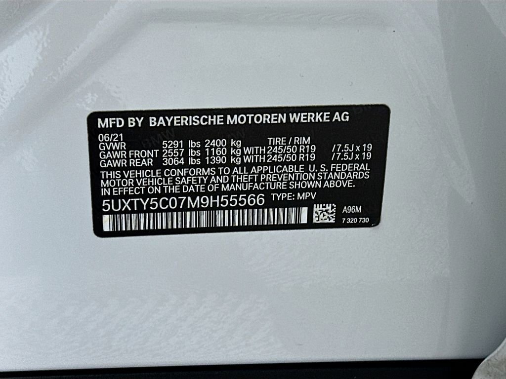 Used 2021 BMW X3 xDrive30i w/ Premium Package image 27