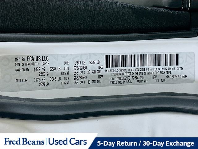 Used 2015 Dodge Durango Citadel w/ Technology Group AWD/4WD image 37