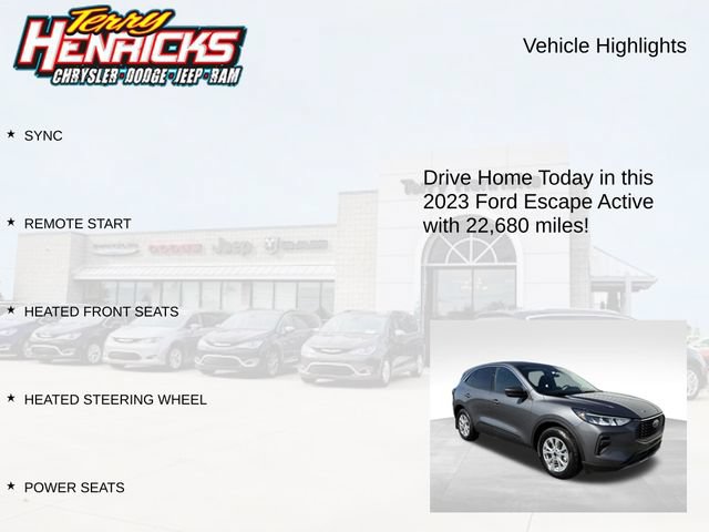 Used 2023 Ford Escape Active AWD/4WD image 4