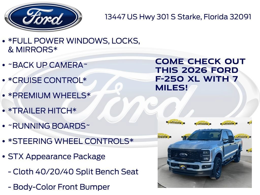 New 2026 Ford F250 XL w/ STX Appearance Package image 10