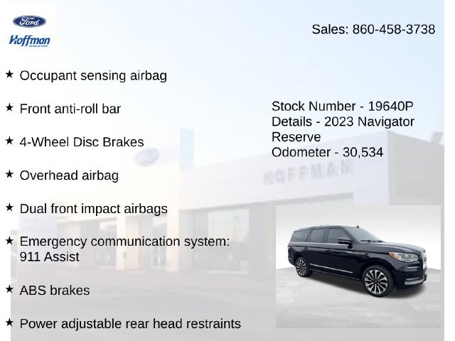 Certified 2023 Lincoln Navigator Reserve AWD/4WD image 30