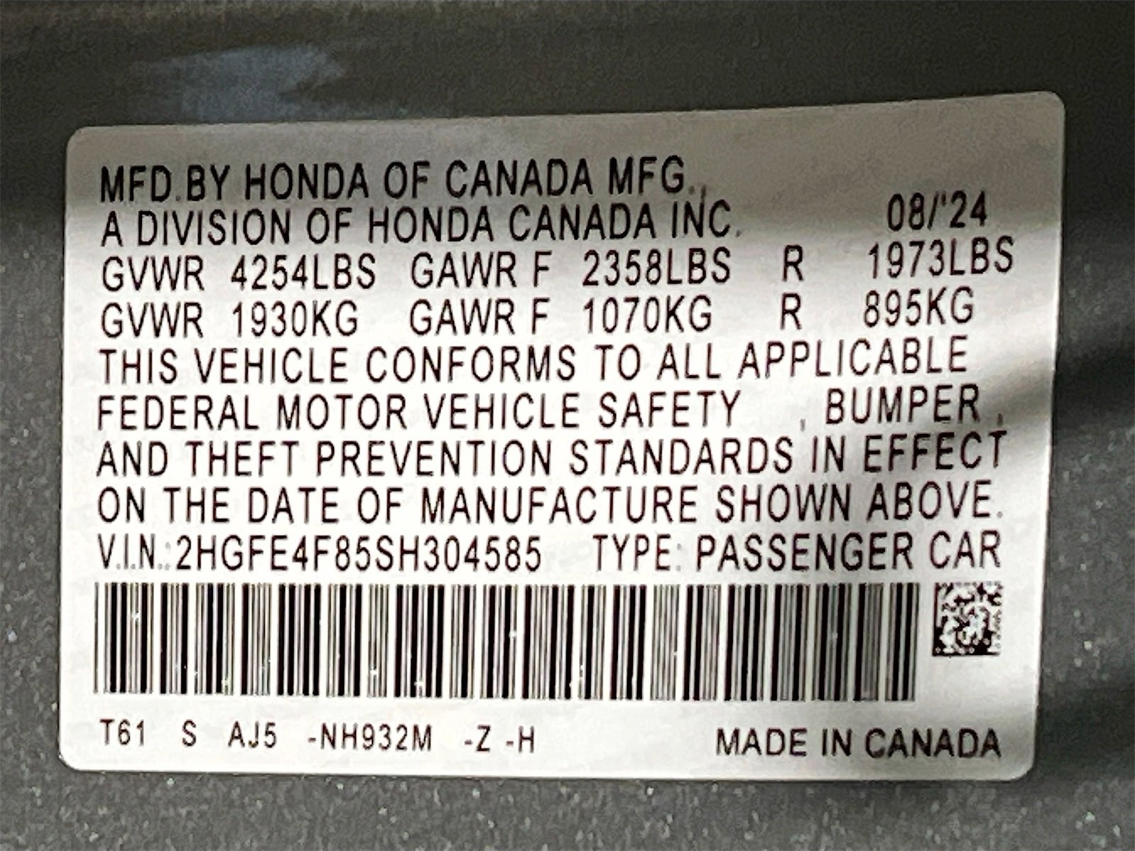 Used 2025 Honda Civic Sport Touring image 33