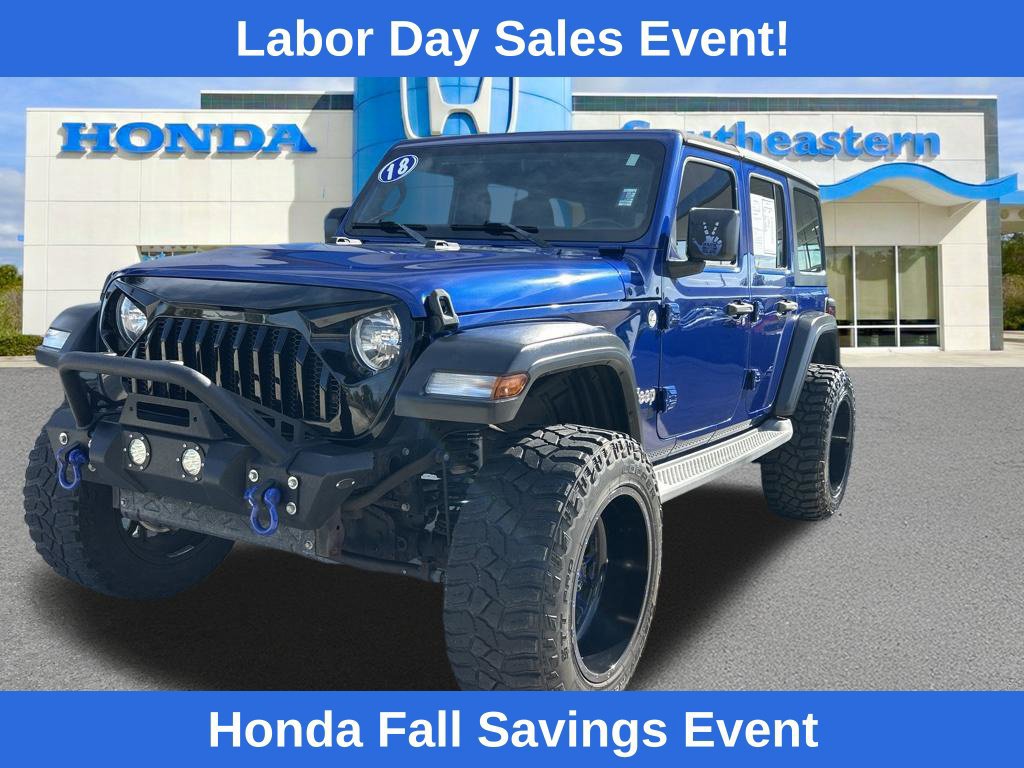 Used 2018 Jeep Wrangler Unlimited Sport S