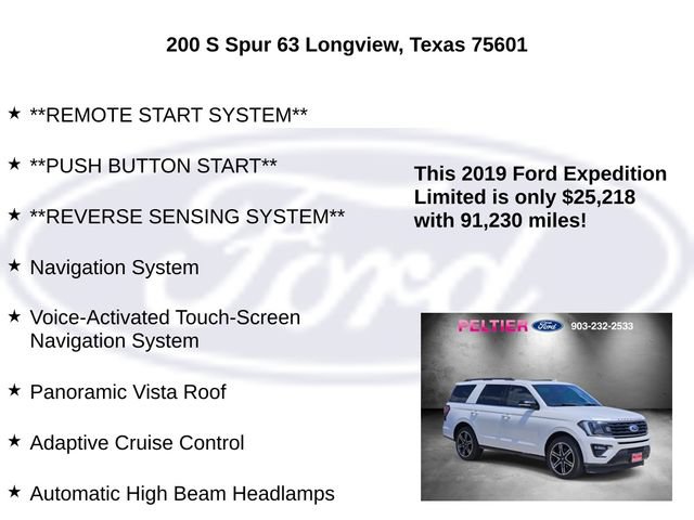 Used 2019 Ford Expedition Limited w/ Equipment Group 303A RWD image 30