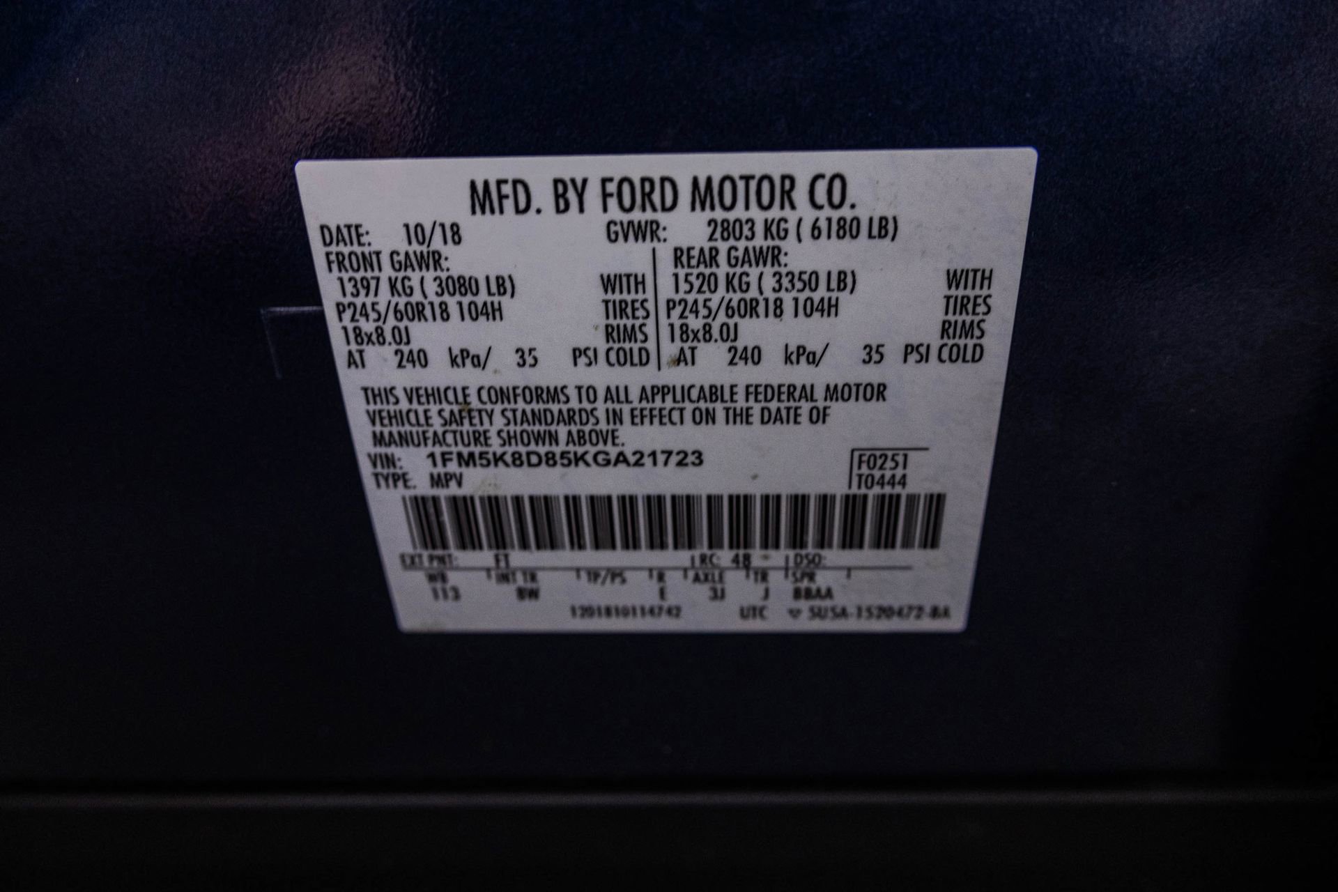 Used 2019 Ford Explorer XLT image 45