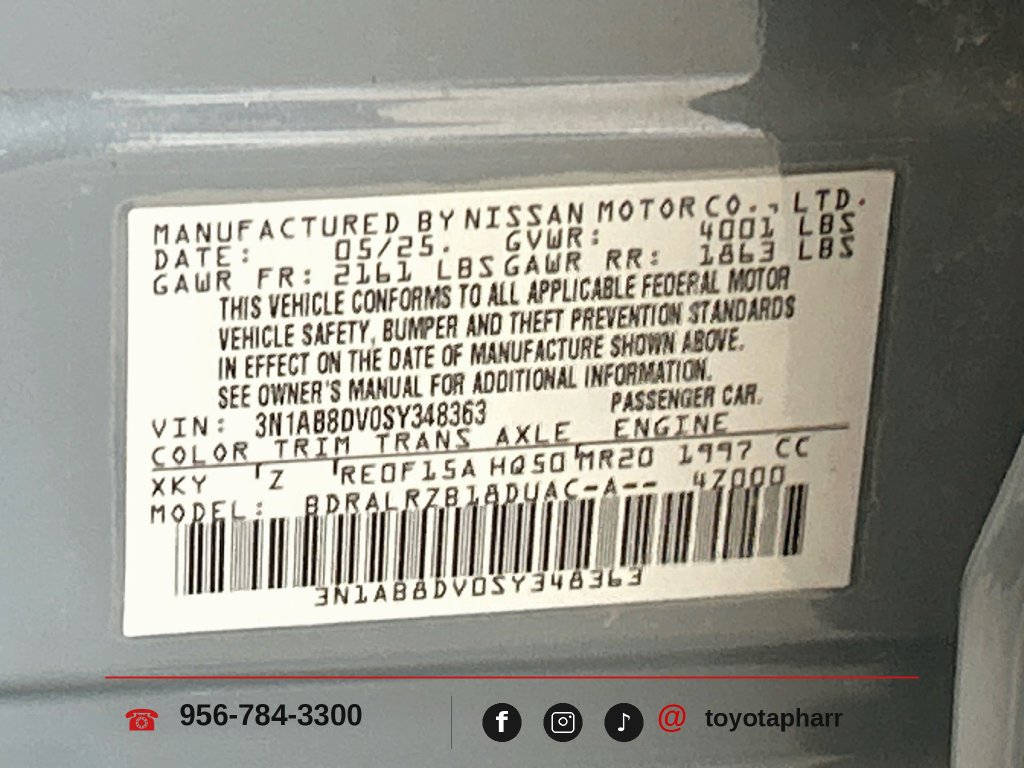 Used 2025 Nissan Sentra SR w/ Midnight Edition FWD image 28