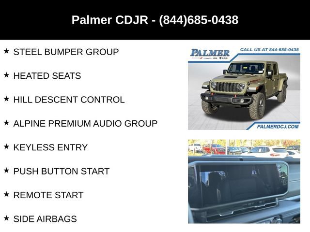 Used 2026 Jeep Gladiator Mojave w/ Steel Bumper Group AWD/4WD image 12