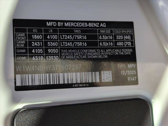 New 2026 Mercedes-Benz Sprinter 2500 image 17