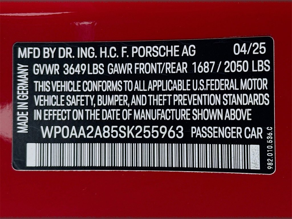 Certified 2025 Porsche 718 Cayman image 32