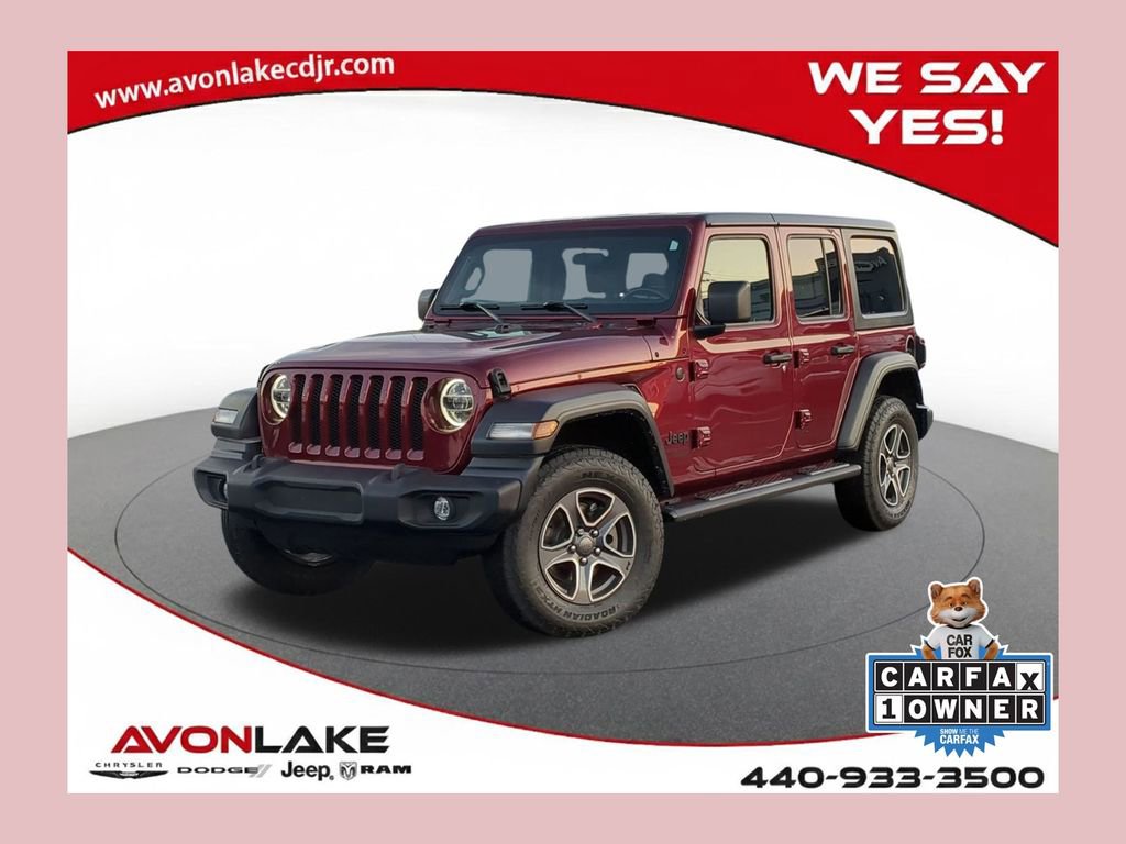 Used 2021 Jeep Wrangler Unlimited Sport image 1
