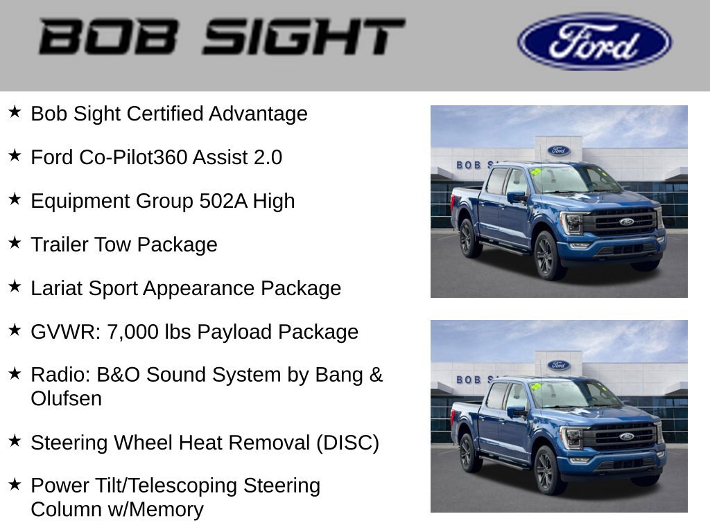 Used 2023 Ford F150 Lariat w/ Equipment Group 502A High AWD/4WD image 3