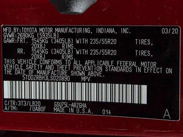 Used 2020 Toyota Highlander Limited image 44