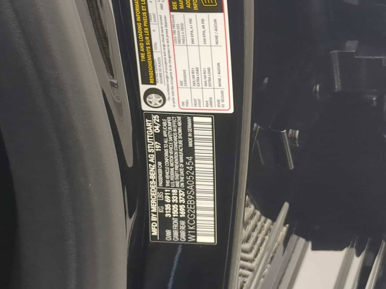 New 2025 Mercedes-Benz EQS 450+ 4MATIC Sedan image 37