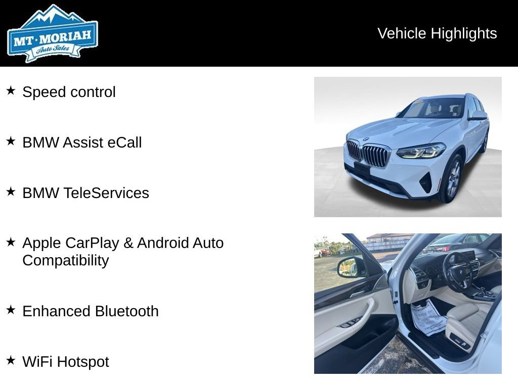 Used 2022 BMW X3 xDrive30i image 8