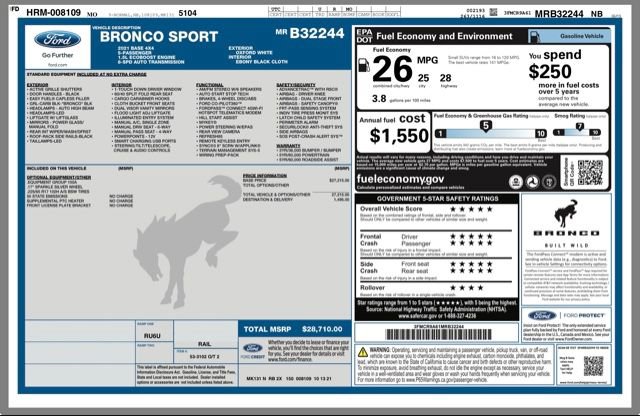 Used 2021 Ford Bronco Sport image 29