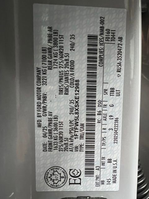 Used 2025 Ford F150 Lariat image 58