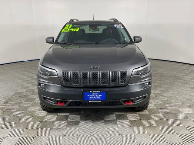 Used 2021 Jeep Cherokee Trailhawk w/ Sun, Sound & Nav Group AWD/4WD image 25
