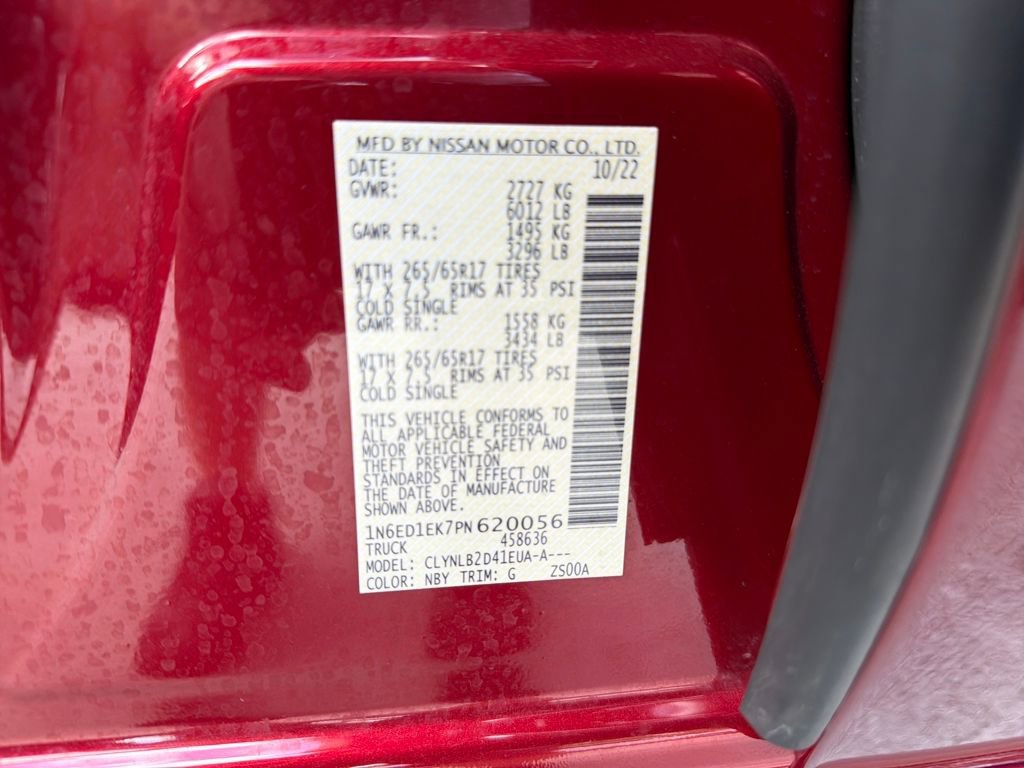 Used 2023 Nissan Frontier SV w/ Technology Package image 33