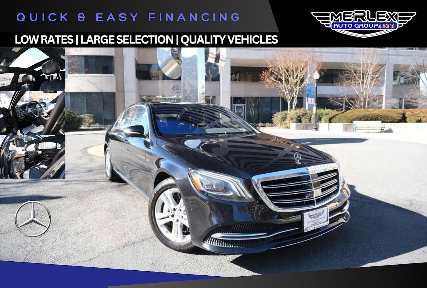 Used 2018 Mercedes-Benz S 560 4MATIC Sedan w/ Premium Package image 1