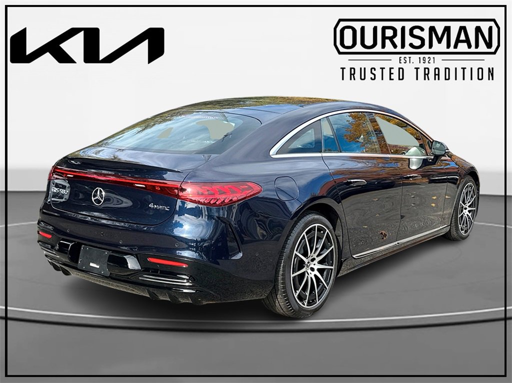 Used 2023 Mercedes-Benz EQS 580 4MATIC Sedan w/ Exclusive Trim Package image 4