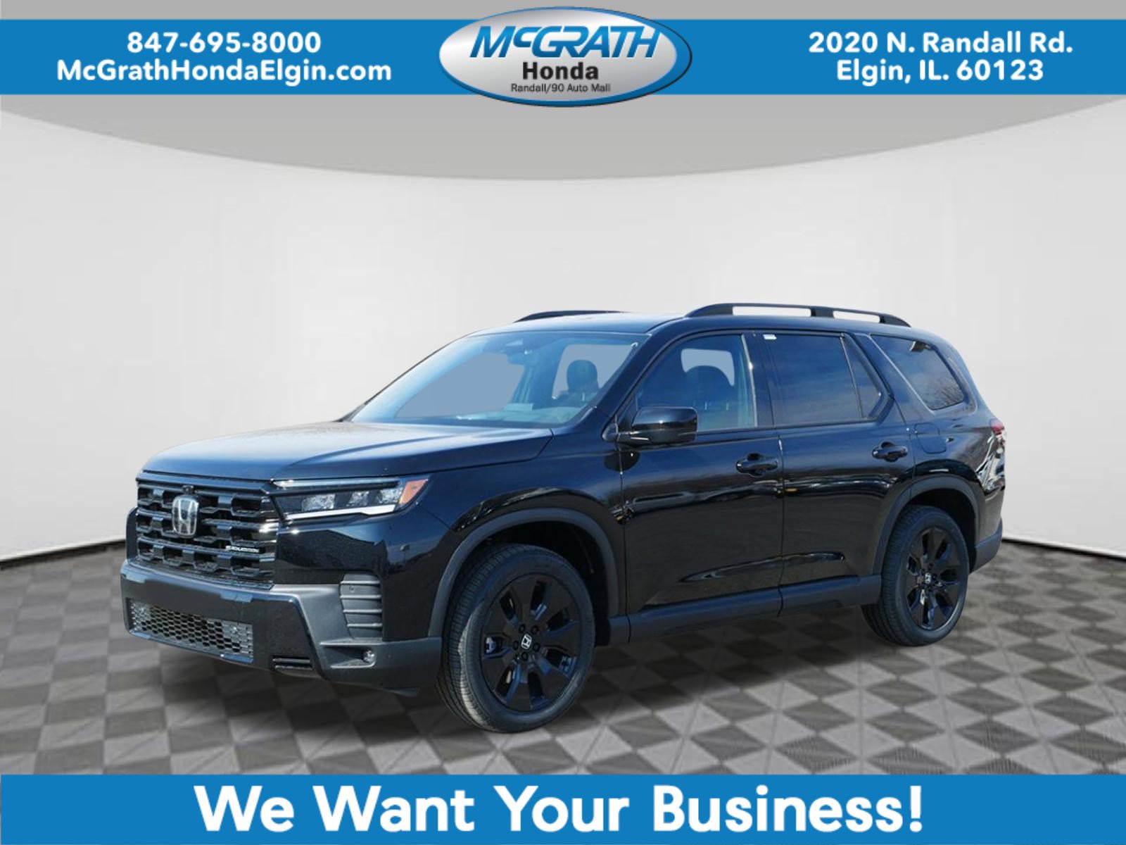 New 2026 Honda Pilot Black Edition