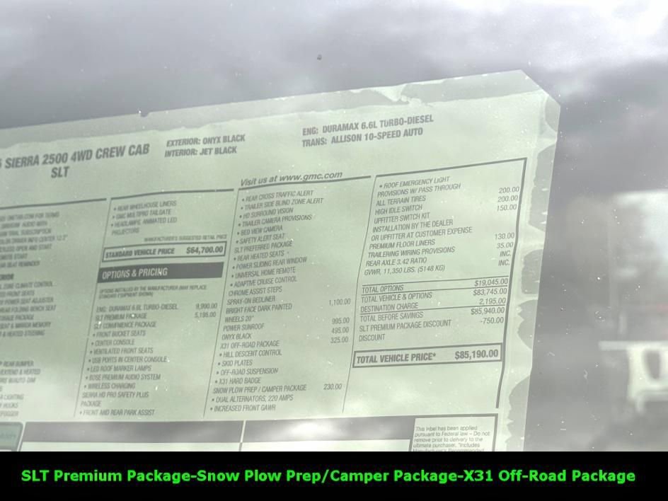 New 2025 GMC Sierra 2500 SLT w/ SLT Premium Package image 8